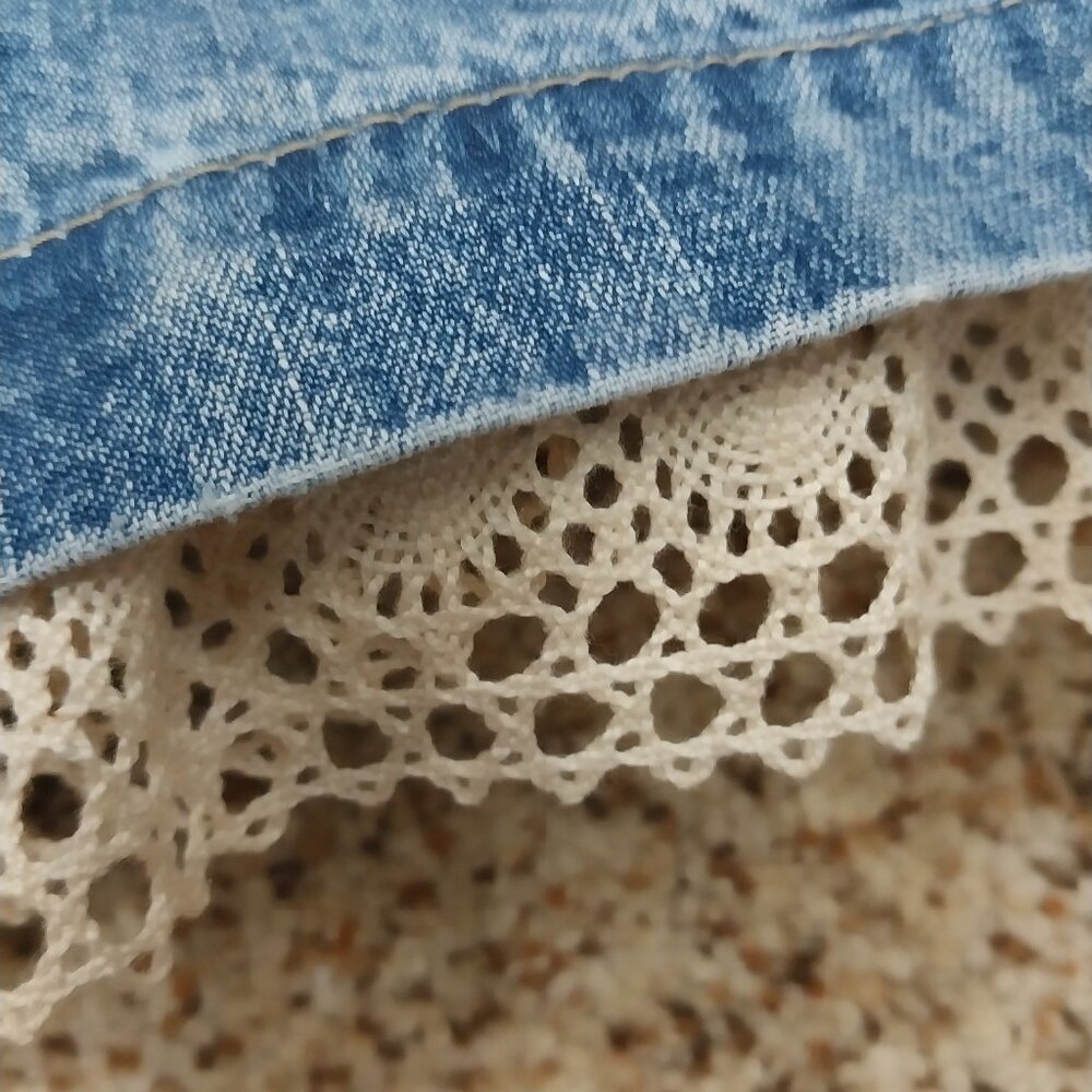 3036 Size Large Upcycled St. John's Bay Overall Shorts - Picture 3 of 5